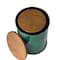 Glitzhome® Metal Storage Accent Table with Solid Wood Lid Set